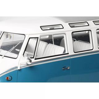 Volkswagen VW T1 Type 2 Samba Bus RegattaBlau L 50 F 1962 OttO mobile 1:12 Resinemodell (Türen, Motorhaube... nicht zu öffnen!)